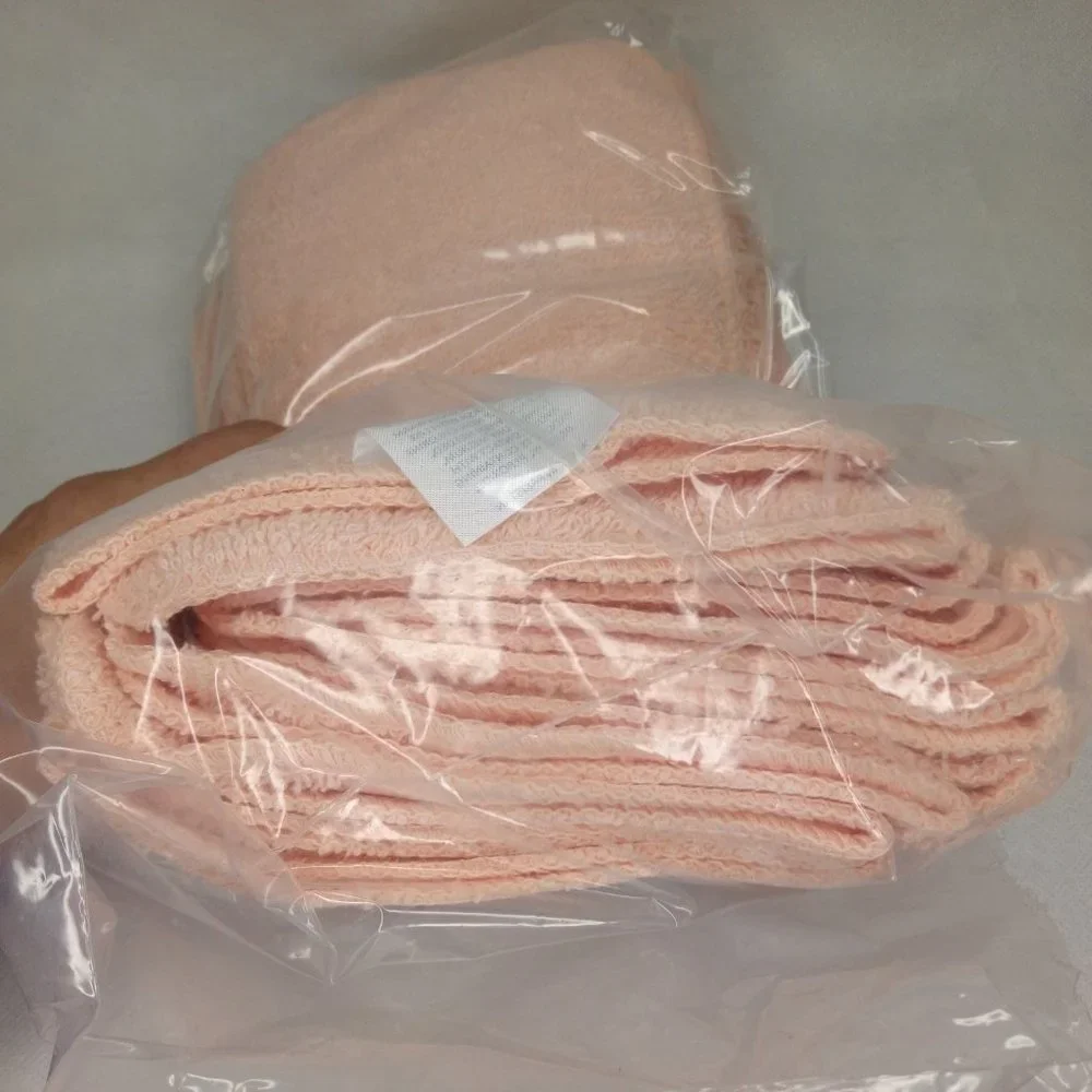 LIGHT PEACH WASHCLOTHS, 12 PACK, NEW